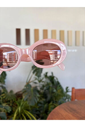 Lunat C aksesuarlı Güneş Gözlüğü Kemik Trend Gözlük