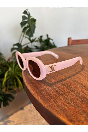 Lunat C aksesuarlı Güneş Gözlüğü Kemik Trend Gözlük