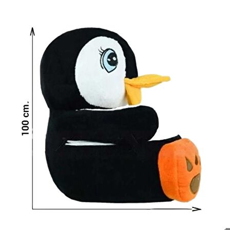 Penguen Peluş Bebek Çocuk Koltuğu