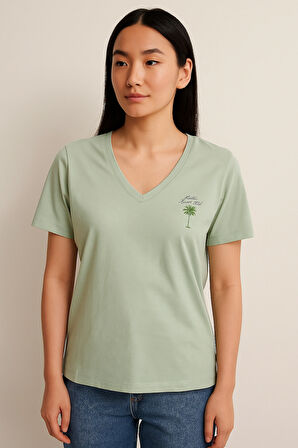 KADIN Baskılı 1. Kalite Tişört