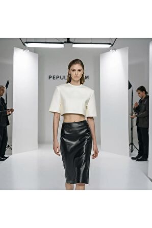 MİDİ BOY DERİ ETEK