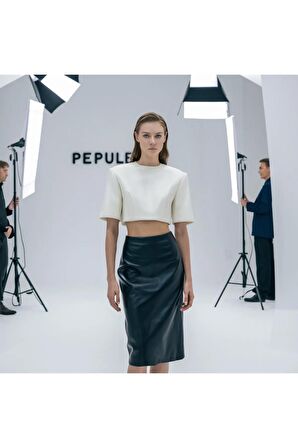 MİDİ BOY DERİ ETEK