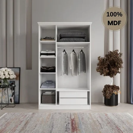 Pera 3 kapak MDF gardırop