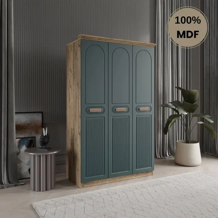 Pera 3 kapak MDF gardırop