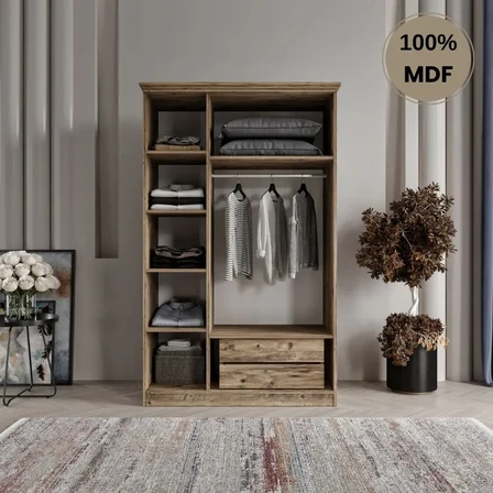 Pera 3 kapak MDF gardırop