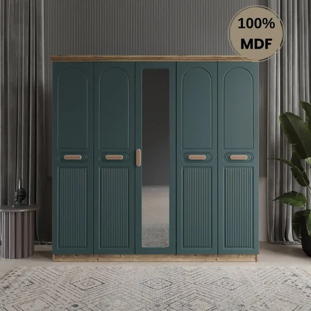 Pera 5 kapak MDF gardırop
