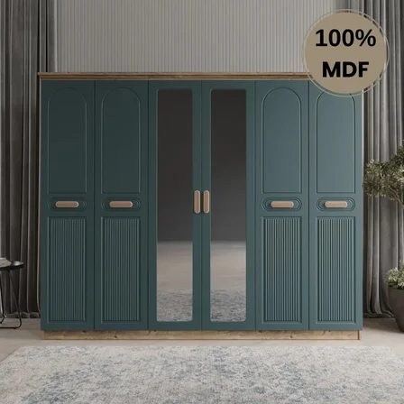 Pera 6 kapak MDF gardırop