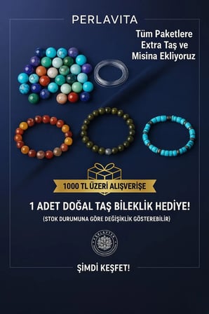 Doğal Taş Çakra Bileklik Mistik Denge ve Elementsel Şıklık