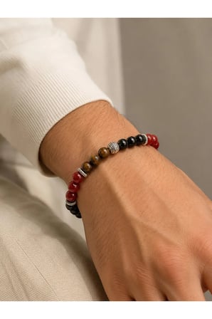 Doğal Taş Çakra Bileklik Mistik Denge ve Elementsel Şıklık