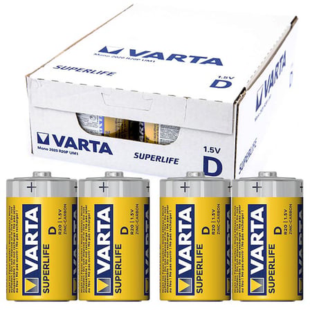 Superlife Çinko Büyük D Boy Pil 24'lü Paket