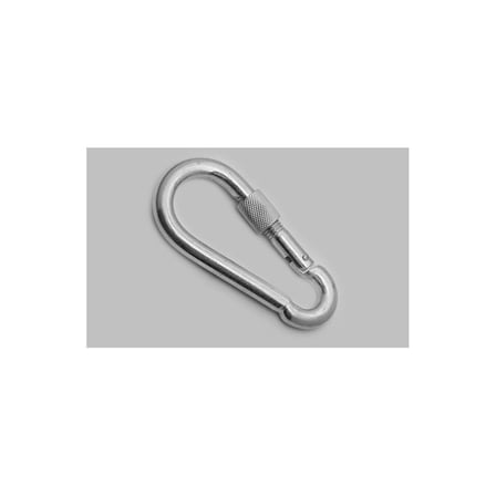 Vidalı Karabina, Kanca, Çengel 6mm - 50 Adet