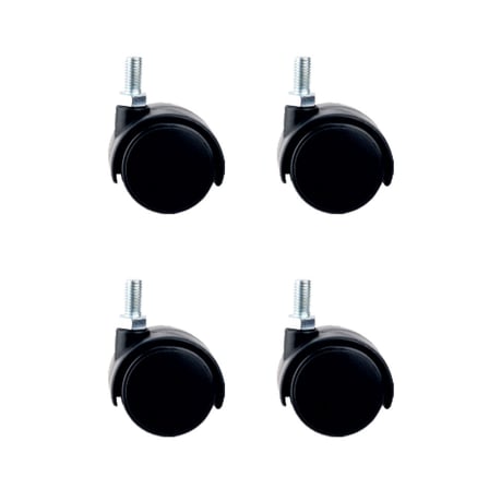 Büyük Plastik Vidalı Teker - 50MM HKS127 - 4 Adet