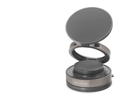 Magsafe Uyumlu Manyetik Vantuzlu 360° Döner Araç Içi Telefon Tutucu Abs - Siyah HDX8026