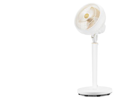 Vortex 79 Ayarlanabilir Ayaklı Retro Vantilatör 9 İnç 70W 3 Kademeli Beyaz FNF15