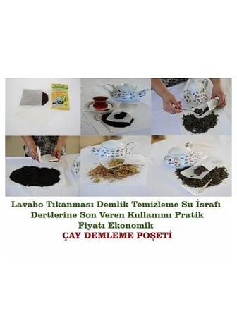 Ev Tipi Çay Demleme Poşeti 25Li Paket