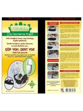 Ev Tipi Çay Demleme Poşeti 25Li Paket