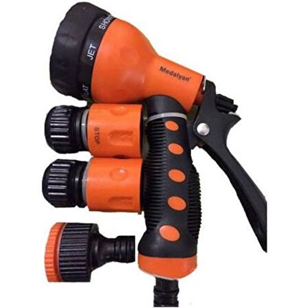 Sulama Tabancası - 4Lü Sulama Sistemi 7 Fonkiyonlu