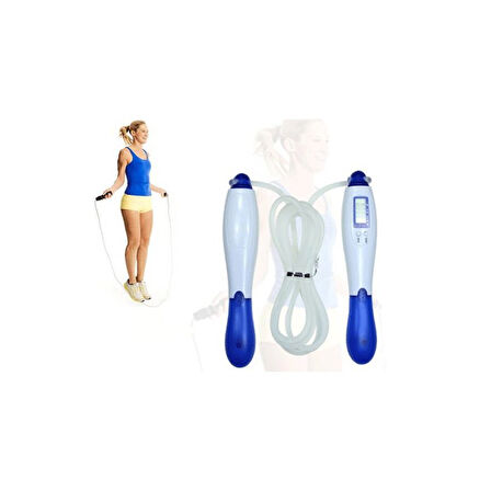 Sayaçlı Kilo Ve Yağ Ölçerli İp Atlama Aleti