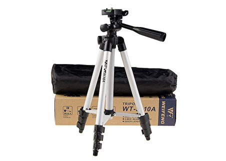 Tripod : Telefon Ve Kamera Tutucu Ayak + Telefon Tutucu - 105Cm