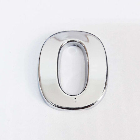 5 Adet Villa Tipi Krom 9 Cm Harf - Talebinizi Mutlaka İletiniz