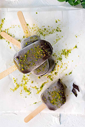 Silikon Magnum Model 4Lü Mini Meybuz Dondurma Kalıbı (20 Adet Çubuk Hediye)