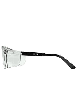 Korumalı Laboratuvar Gözlüğü Şeffaf Ayarlanır İş Güvenlik Gözlüğü Ce Sertifikalı