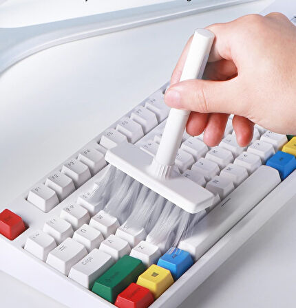 Çok Fonksiyonlu Fırça- Klavye- Airpods-Telefon Hoparlörü-Araç Temizlik Aparatı