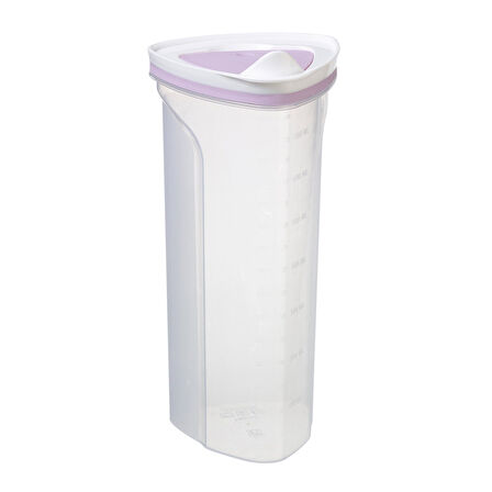 1 Adet Üçgen Basmatik Kapaklı Ölçekli Sıvı Yağlık Sosluk 750 Ml