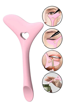 Çok Fonksiyonlu Makyaj Aplikatörü Rimel Eyeliner Ruj Sürme Aparatı - Maske Krem Spatulası