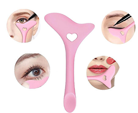 Çok Fonksiyonlu Makyaj Aplikatörü Rimel Eyeliner Ruj Sürme Aparatı - Maske Krem Spatulası