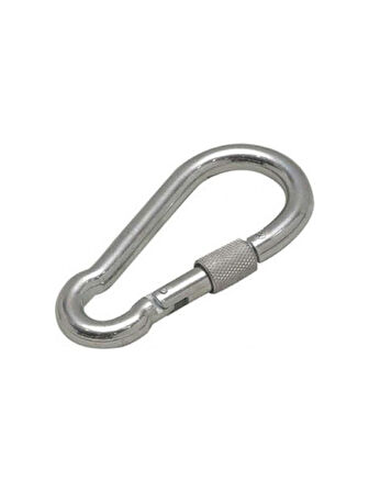 Karabina Kilitli Galvaniz Çelik 6X60 Mm 2 Adet