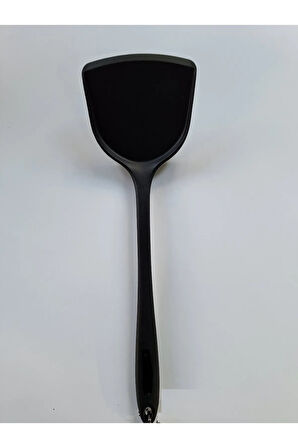 Yanmaz Yapışmaz Silikon Kaplama 3 Lü Mutfak Yemek Hazırlık Seti Kepçe Kevgir Spatula