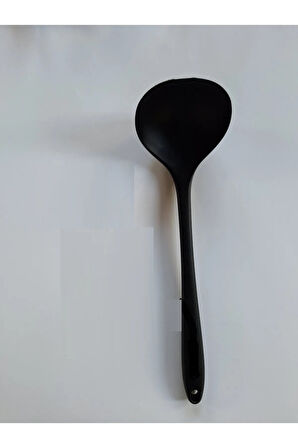 Yanmaz Yapışmaz Silikon Kaplama 3 Lü Mutfak Yemek Hazırlık Seti Kepçe Kevgir Spatula