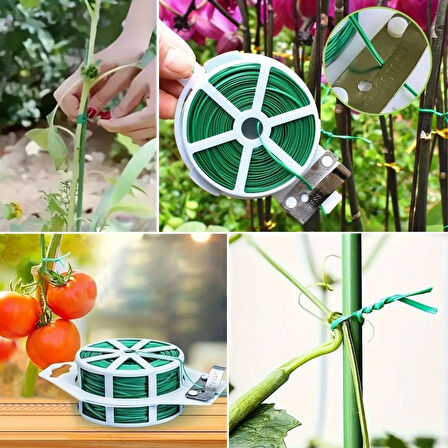 50 Metre Çok Amaçlı Bitki Saksı Kablo Sabitleme Teli