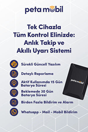 PT-500 Simkartlı Kablosuz Mıknatıslı Gps Araç Takip CIHAZI|2025 Model Şarjlı | Gerçek Zamanlı Takip