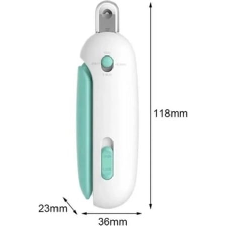 Muhtelif Törpülü Hazneli Ayarlanabilir (1-3,5 mm Kademeli) Kedi & Köpek Tırnak Makası