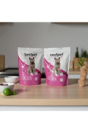 tavuklu yavru kedi maması 1kg*2 adet