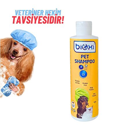 Bioxi® Kedi & Köpek Şampuanı Vegan Pet Şampuan 200 ML