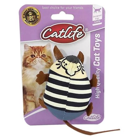 Sevimli Kumaş Fare Kedi Oyuncağı 17 cm Çeşitli Renklerde
