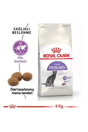 Sterilised 37 Kısır Kedi Maması 4 Kg 04/2024