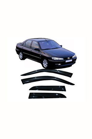 PEUGEOT 406 CAM RÜZGARLIĞI 4 PARÇA PARLAK SİYAH ÜCRETSİZ KARGO