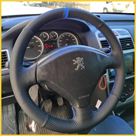 Peugeot 307 2005-2006-2007-2008-2009 Araca Özel Direksiyon Kılıfı