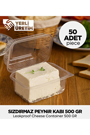Peynir Kabı 500 Gr – 50 Adet