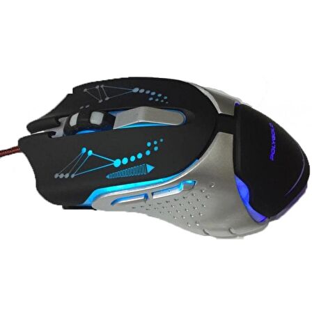 Pg-8813 Rgb Işıklı Oyuncu Mouse