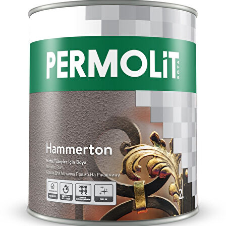 Permolit Hammerton Dekoratif Metal Boyası AÇIK MAVİ 2.2 Lt.