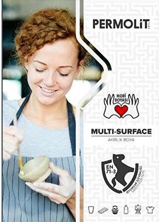 Permolit Multi Surface Akrilik Hobi Boyası TAŞ GRİ 120 ml.