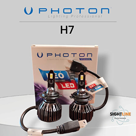 Photon Neo H7 Beyaz Led Far Ampülü 12-24V 6500 Kelvin 14.000 Lümen