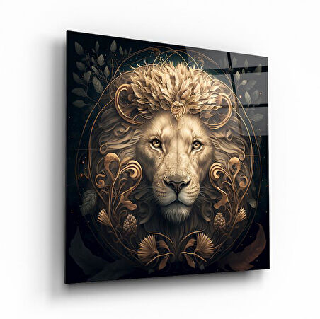 Aslan Cam Tablo | Hediyelik, Dekoratif, Ofis, Mutfak 