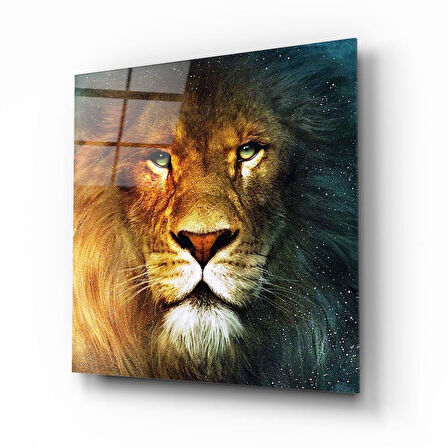 Aslan Cam Tablo | Hediyelik, Dekoratif, Ofis, Mutfak 