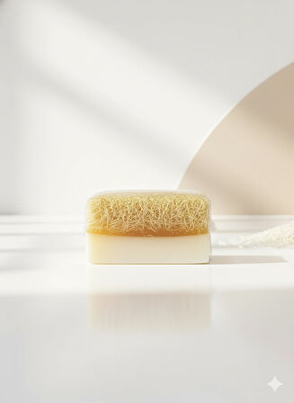 Doğal Pirinç Kabak Lifli Sabun